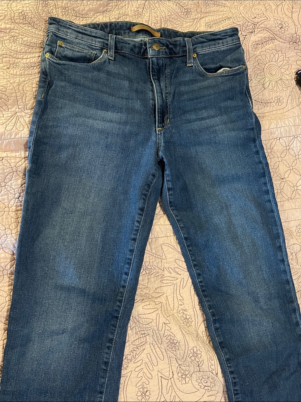Joe's Jeans Women's Straight-Leg Dark Blue Jeans